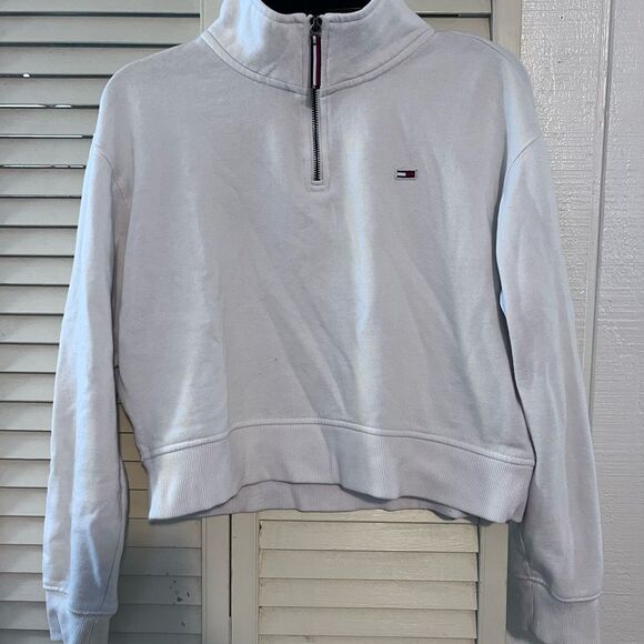 Tommy Hilfiger White Cowl Neck Sweater - Picture 1 of 7